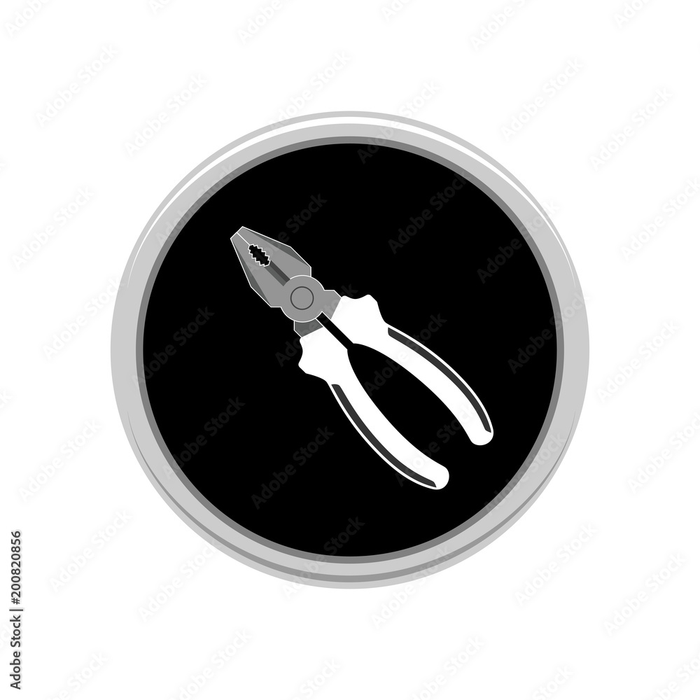Pliers icon. Vector Illustration Pliers icon. Vector Illustration
