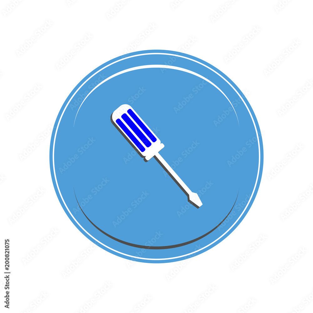 Screwdriver icon. Vector Illustration Screwdriver icon. Vector Illustration