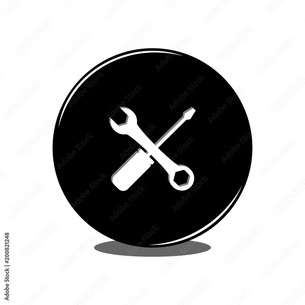 Screwdriver icon. Vector Illustration Screwdriver icon. Vector Illustration