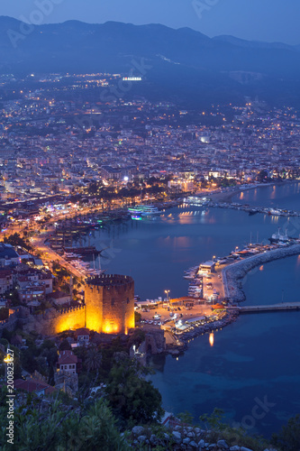 Panorama of Alanya, Turkey