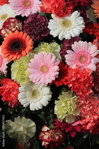 Colorful gerber bouquet