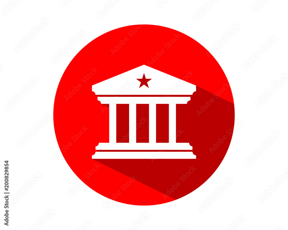 red circle court of justice equality law court judge image vector icon logo symbol red circle court of justice equality law court judge image vector icon logo symbol