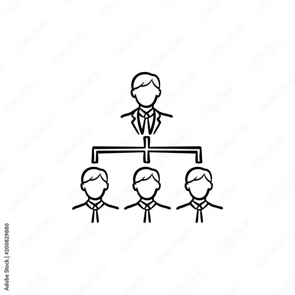 Business meeting hand drawn outline doodle vector icon. Team members on business meeting sketch illustration for print, web, mobile and infographics isolated on white background. Business meeting hand drawn outline doodle vector icon. Team members on business meeting sketch illustration for print, web, mobile and infographics isolated on white background.