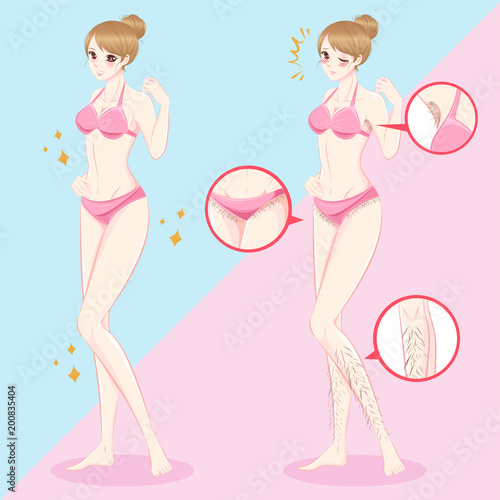 woman with hair problem