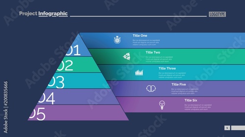 Marketing pyramid slide template