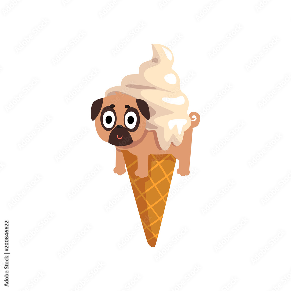 cool pup ice cream cone