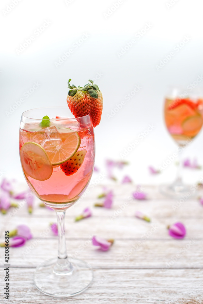 Pink Detox Drink of Strawberry, Cucumber and Lime, Idea for Infused Water, Detox Juice, Summer Drink, Party Drink Pink Detox Drink of Strawberry, Cucumber and Lime, Idea for Infused Water, Detox Juice, Summer Drink, Party Drink