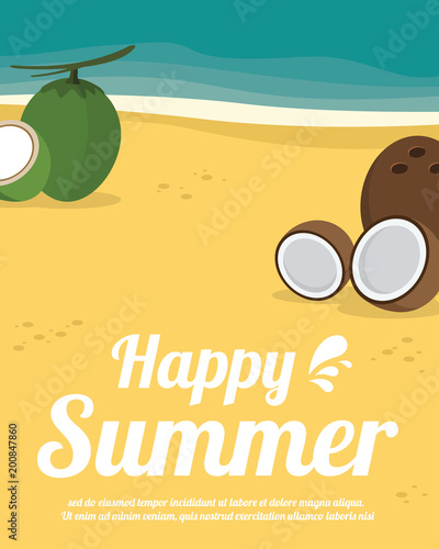 Summer holiday vacation happy and enjoy