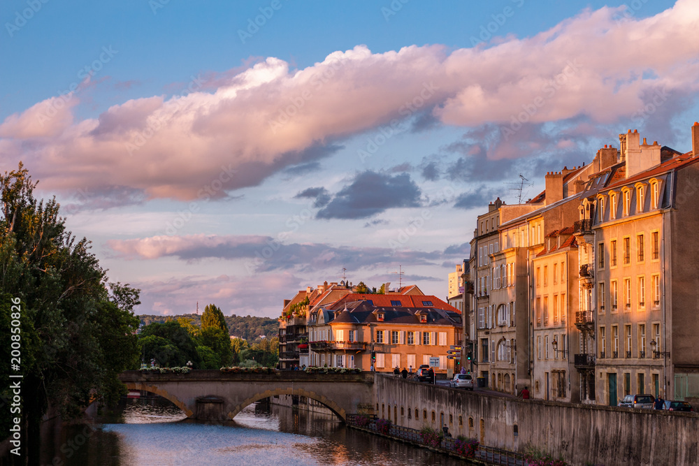 Fototapeta premium Colorful Buildings Metz France