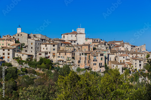 Town Tourrettes-sur-Loup in Provence France