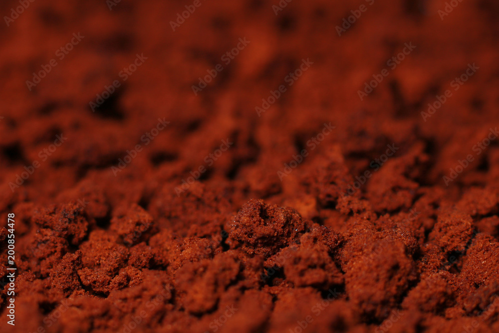 Instant coffee in granules. Instant coffee background macro. Instant coffee in granules. Instant coffee background macro.