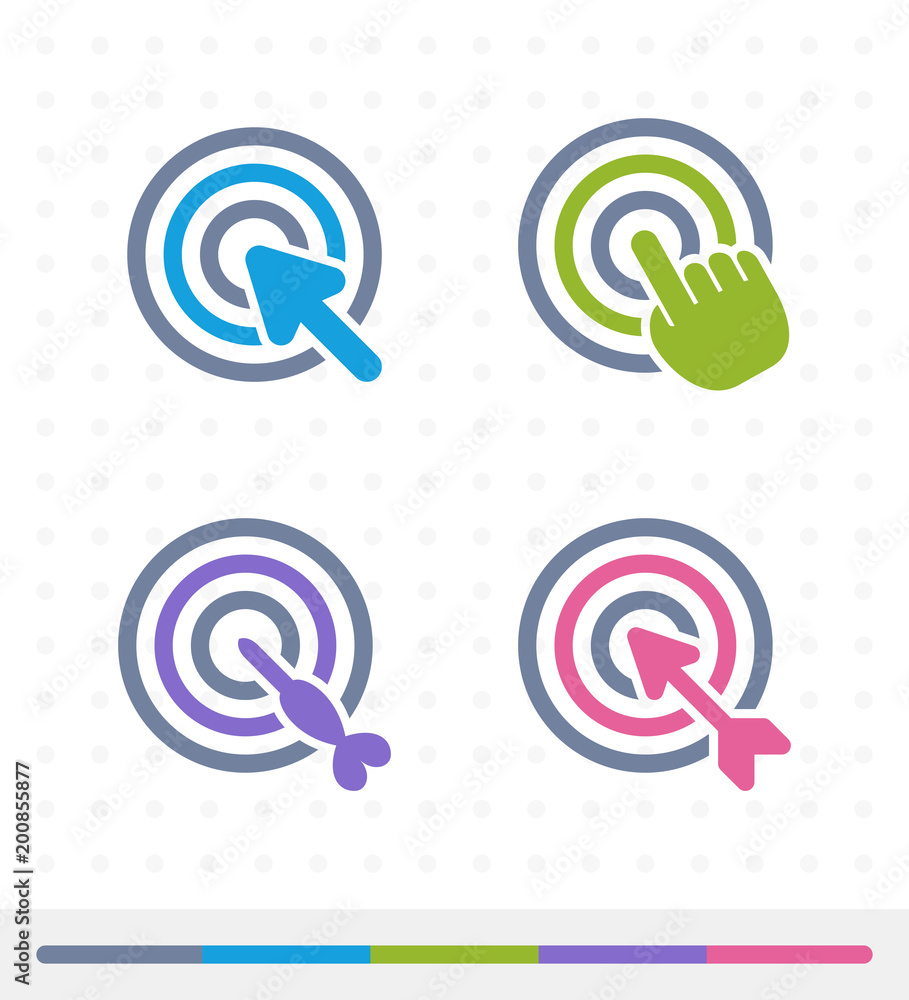 Targets & Pointers - Mix Icons. A set of 4 professional, pixel-perfect icons. Targets & Pointers - Mix Icons. A set of 4 professional, pixel-perfect icons.