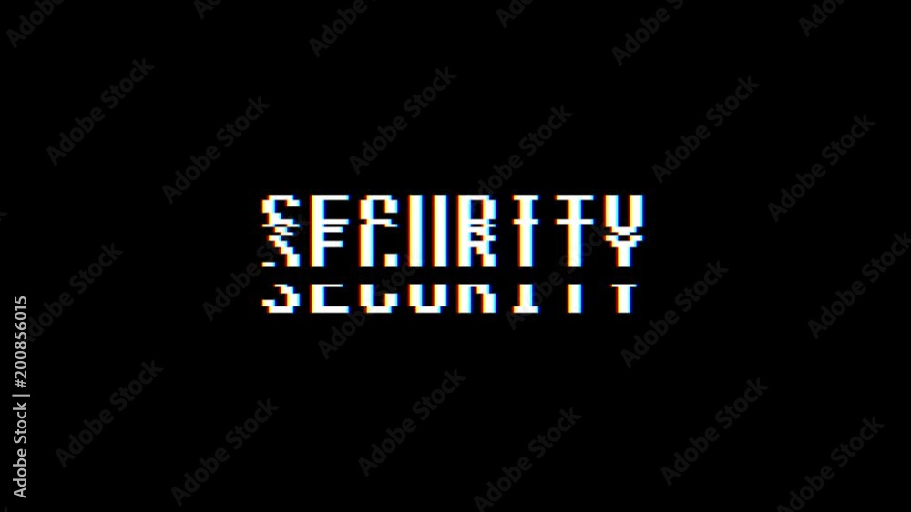 retro videogame SECURITY word text computer old tv glitch interference noise screen animation seamless loop New quality universal vintage motion dynamic animated background colorful joyful video retro videogame SECURITY word text computer old tv glitch interference noise screen animation seamless loop New quality universal vintage motion dynamic animated background colorful joyful video