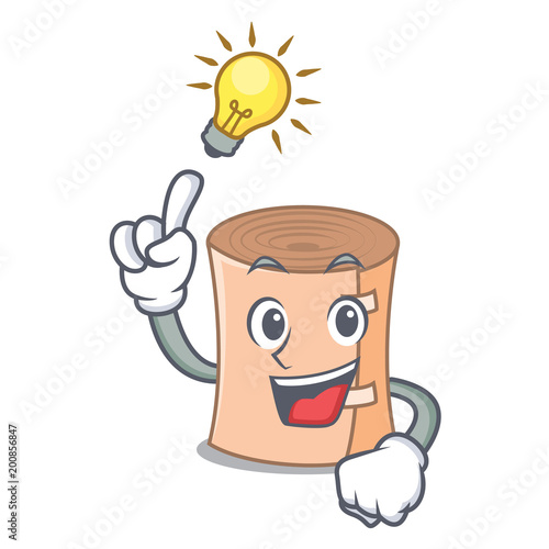 Have an idea medical gauze mascot cartoon