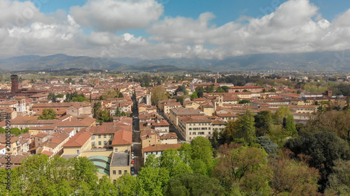 Aerial view of Lucca, Tuscany © jovannig