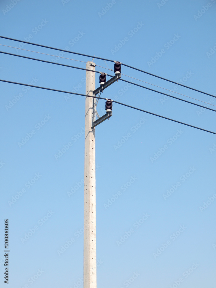 electricity post at Thailand electricity post at Thailand