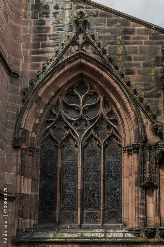 Gothisches Fenster - Kathedrale - England
