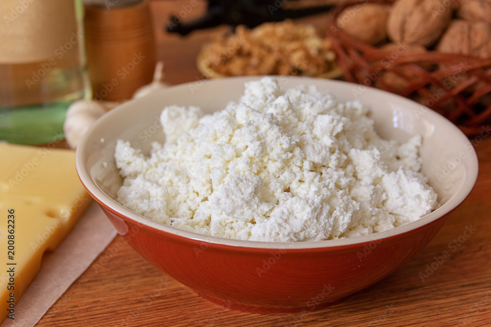 cottage cheese from goat milk