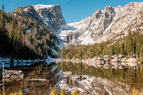 Dream Lake, Rocky Mountains, Colorado, USA.