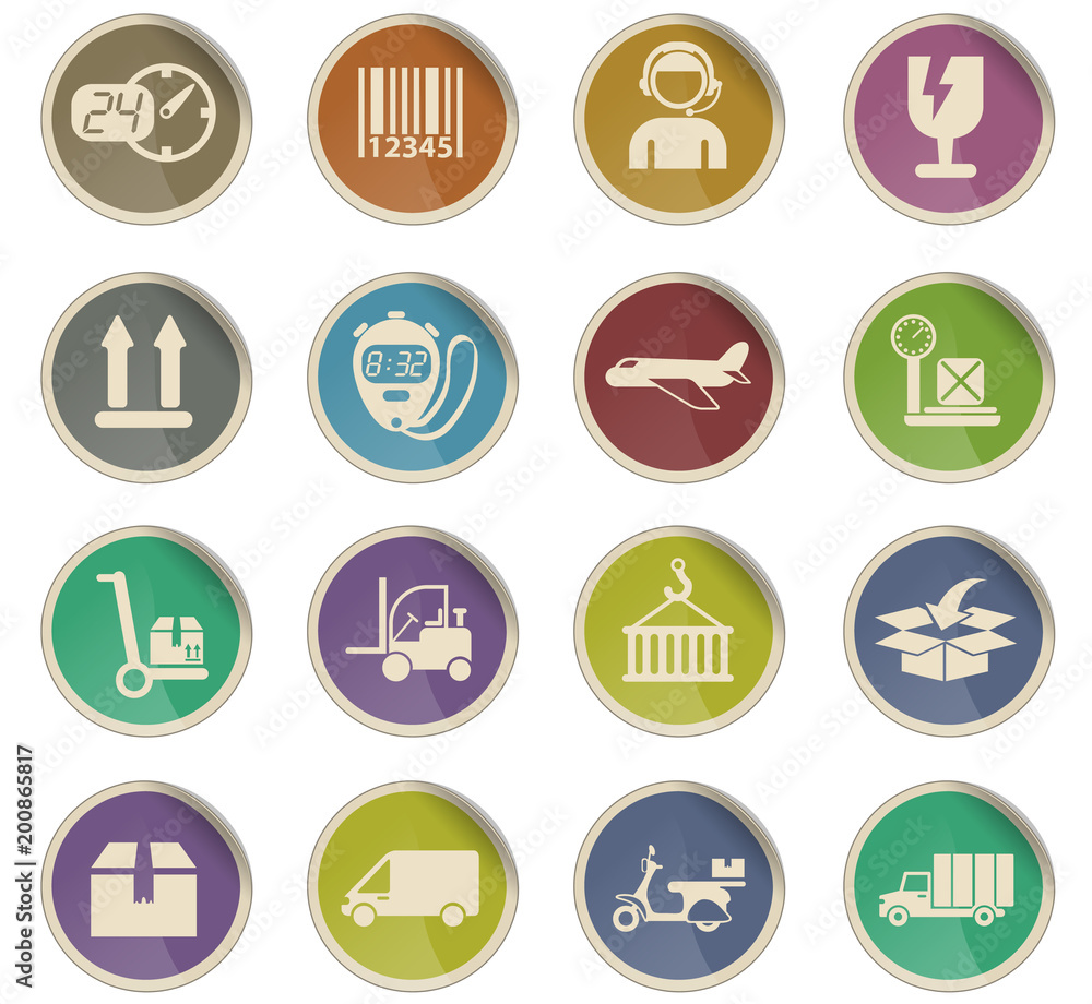 delivery icon set delivery icon set