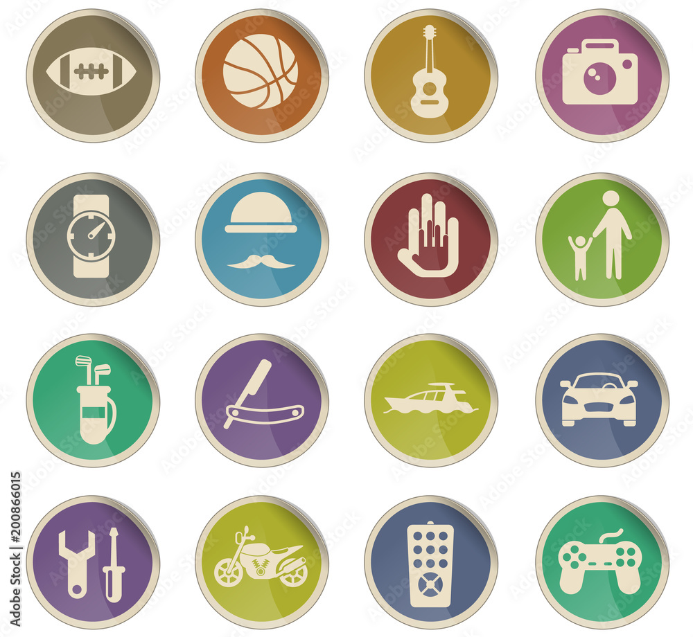 father day icon set father day icon set