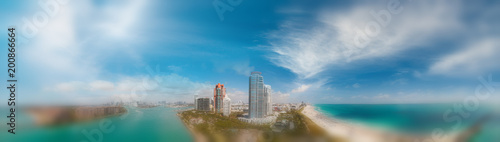 Aerial view of South Beach, Miami © jovannig