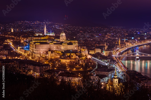 Royal palace in Budapest Hungary © Nikolai Sorokin
