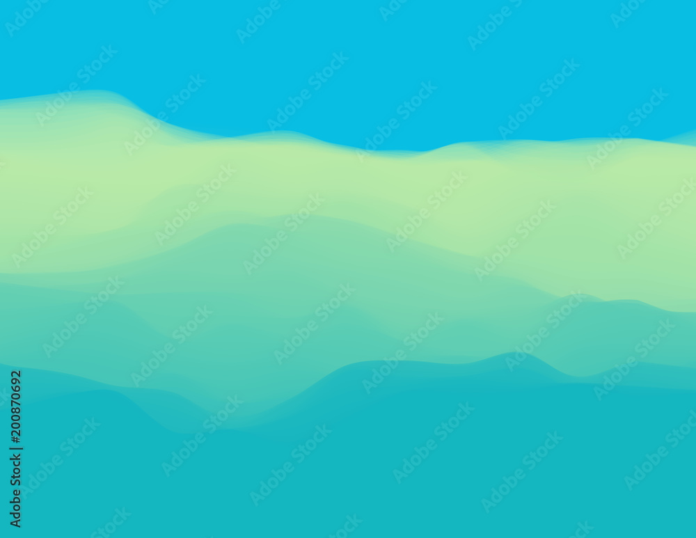 Colorful fluid dynamic wavy structure. Soft smooth gradient surface. Modern abstract illustration. Vivid iridescent clouds. Flowing digital vapor. Futuristic background wallpaper. Element of design. Colorful fluid dynamic wavy structure. Soft smooth gradient surface. Modern abstract illustration. Vivid iridescent clouds. Flowing digital vapor. Futuristic background wallpaper. Element of design.