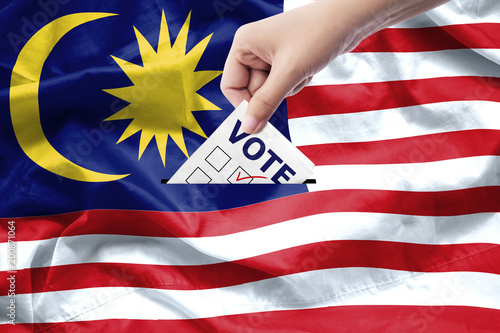 Konstfotografi Malaysia general election concept