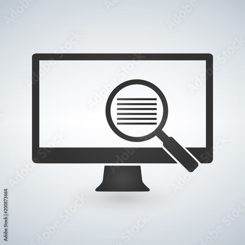 computer monitor and magnif...