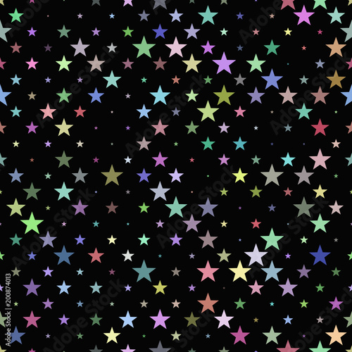 Abstract star pattern background - vector graphic design