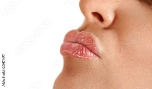 Photography Sexy lush woman lips close up