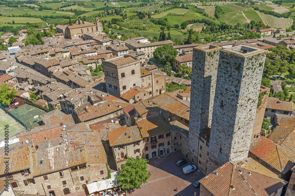 Medieval Tuscany town - San Gimignano, Tuscany,
Italy