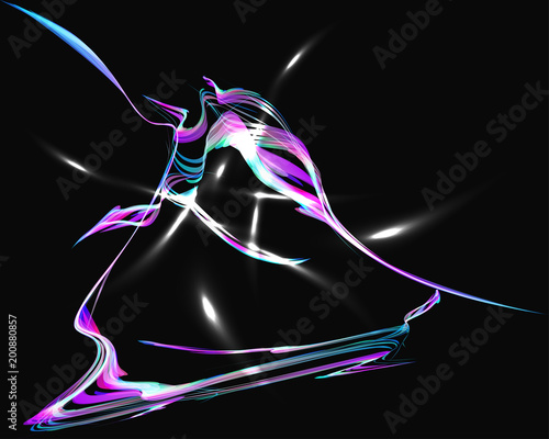 Abstract background composed of simple elements 