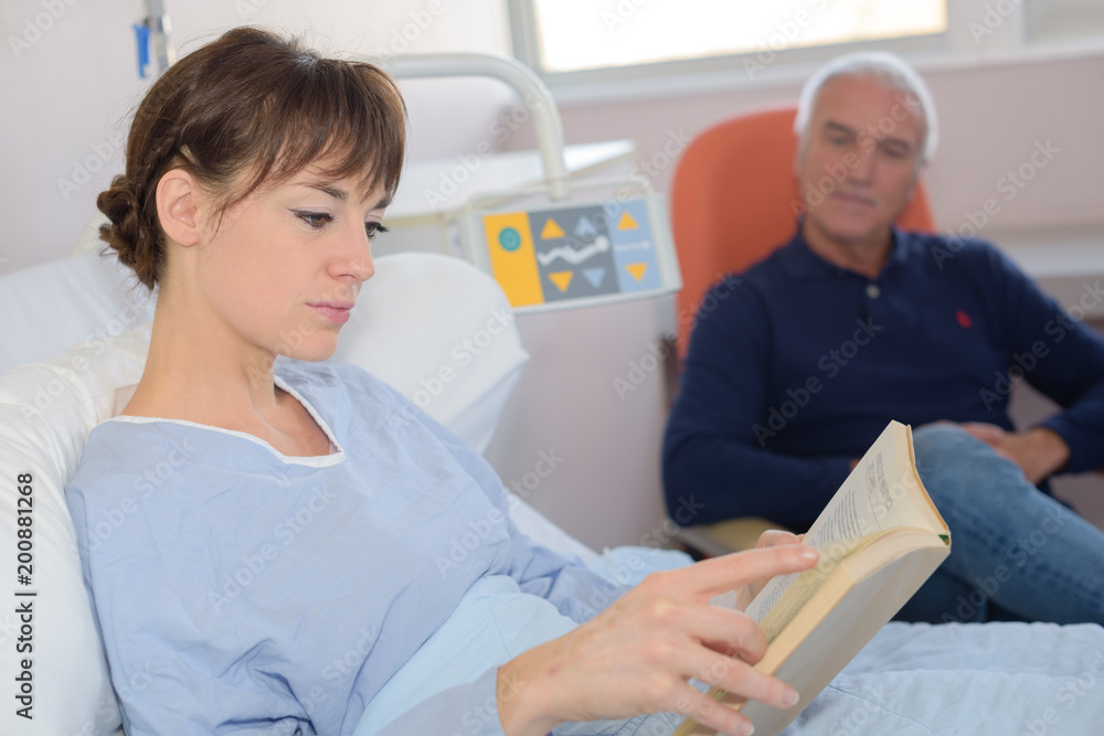 visiting a relative in the hospital visiting a relative in the hospital