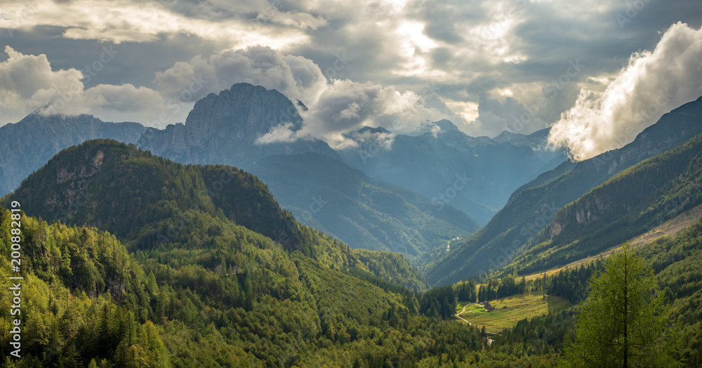 valley in the Julian alps, slovenia