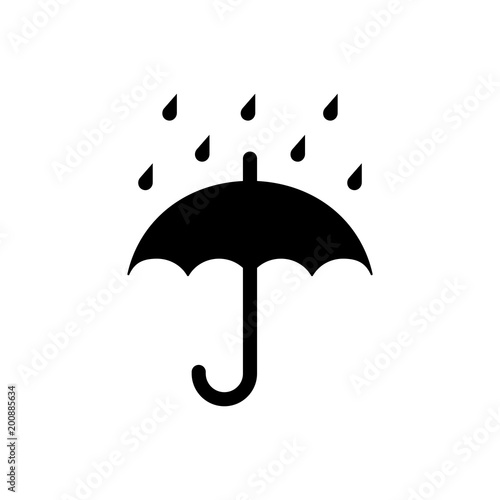 Keep dry packaging symbol. Vector