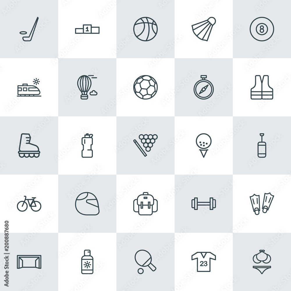 Modern Simple Set of sports, travel Vector outline Icons. ..Contains such Icons as summer, female, shirt, cream, care, podium, water and more on white background. Fully Editable. Pixel Perfect. Modern Simple Set of sports, travel Vector outline Icons. ..Contains such Icons as summer, female, shirt, cream, care, podium, water and more on white background. Fully Editable. Pixel Perfect.