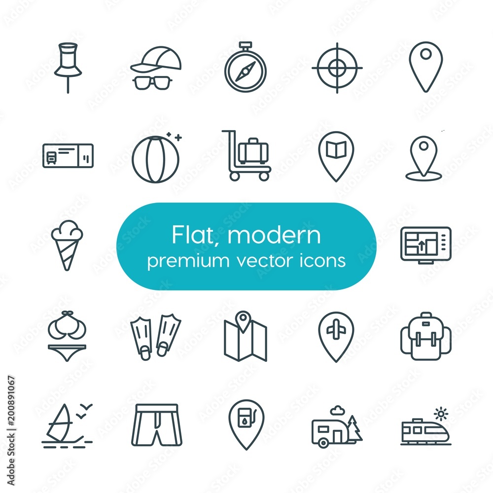 Modern Simple Set of location, travel Vector outline Icons. ..Contains such Icons as icon, airport, compass, vintage, train, transport and more on white background. Fully Editable. Pixel Perfect Modern Simple Set of location, travel Vector outline Icons. ..Contains such Icons as icon, airport, compass, vintage, train, transport and more on white background. Fully Editable. Pixel Perfect