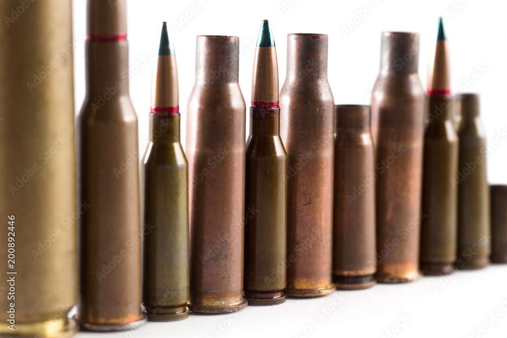 A number of bullets on a white background A number of bullets on a white background