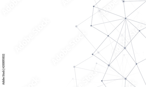 connect, line, abstract, di...