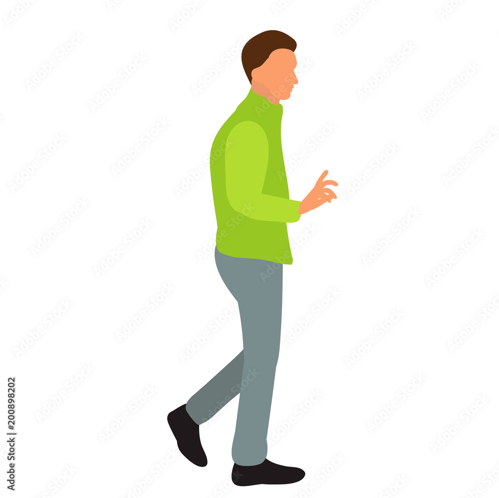 silhouette in color clothes guy silhouette in color clothes guy