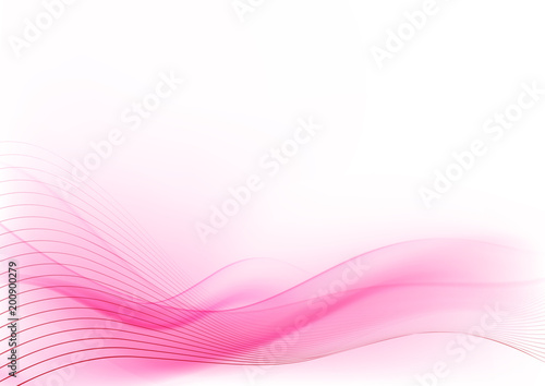 Curve and blend light pink abstract background 007