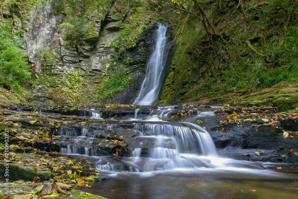 Fototapeta premium 赤目四十八滝 琵琶滝