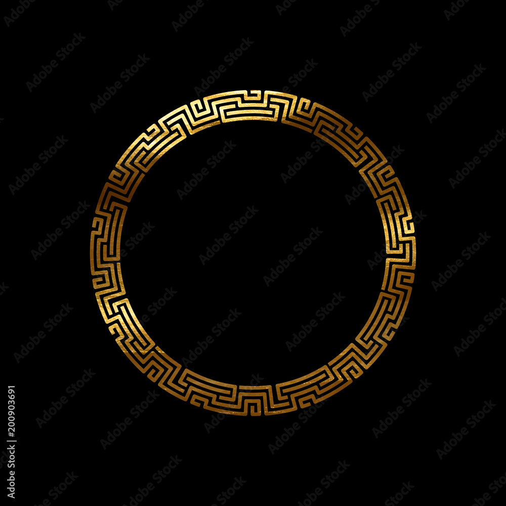 Golden ornate frame. Golden ornate frame.