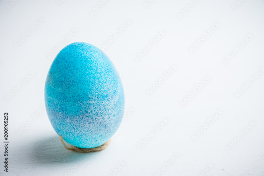 Beautiful easter eggs in blue tones. Selective focus. Shallow depth of field. Beautiful easter eggs in blue tones. Selective focus. Shallow depth of field.