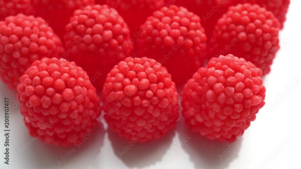 4k Rotation Jelly Candies Raspberry 4k Rotation Jelly Candies Raspberry