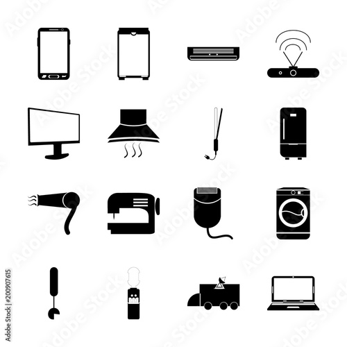 icon Electronic with textile, fabric, touch screen, filter and technology