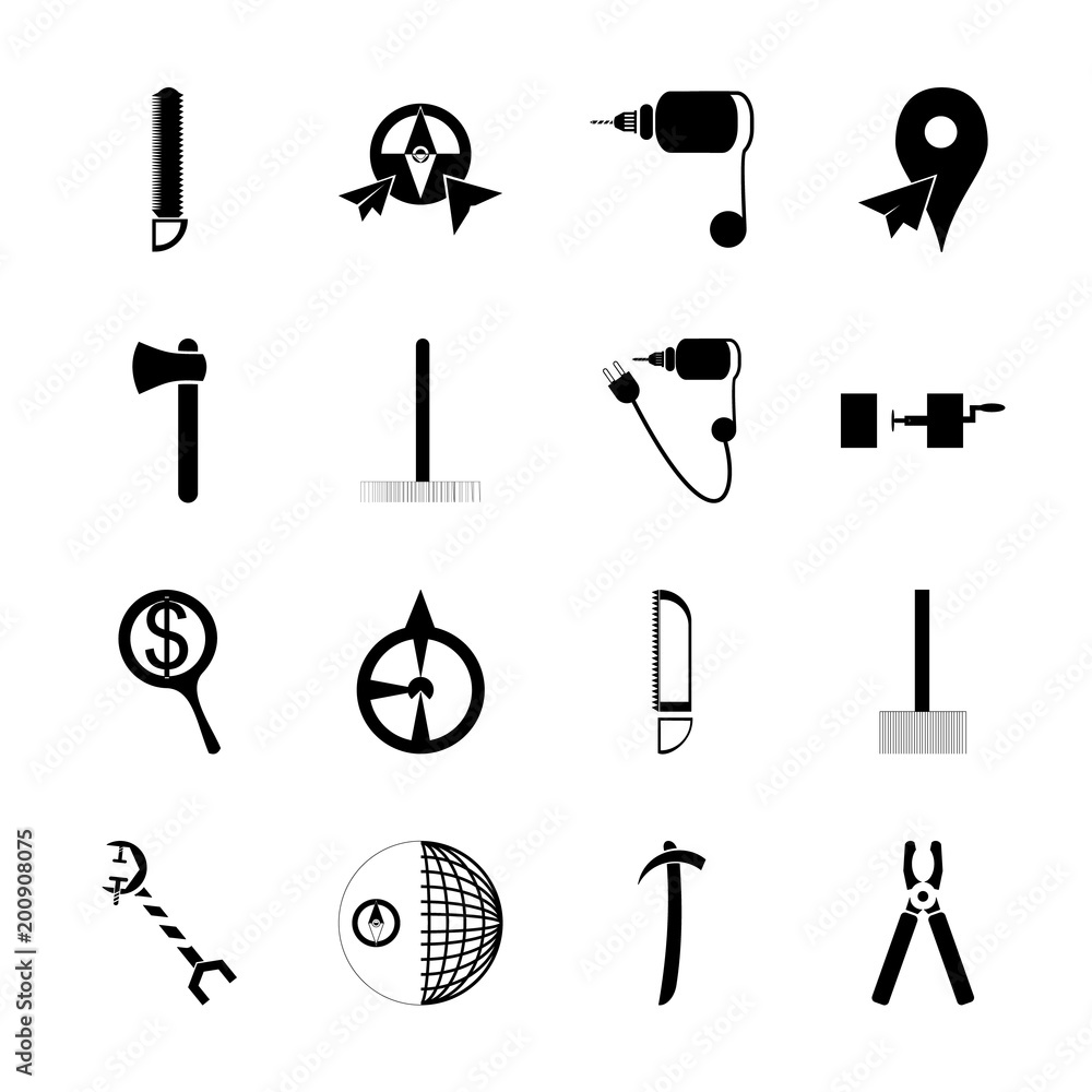icon Instruments And Tools with repair, wrench, discovery, adventure and travel icon Instruments And Tools with repair, wrench, discovery, adventure and travel