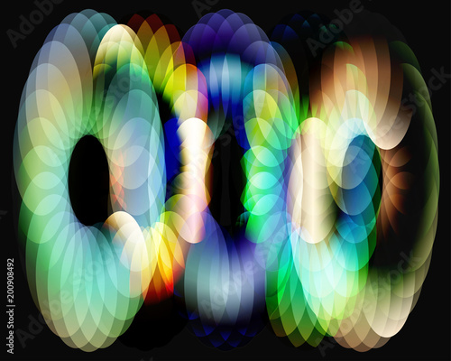 Abstract background composed of simple elements 